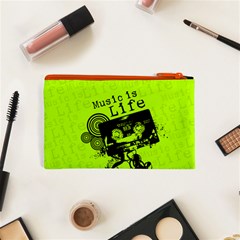 Music Is Life Cosmetic Bag (XS) from ArtsNow.com Back