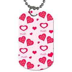 Muah Harts Dog Tag (Two Sides) from ArtsNow.com Front