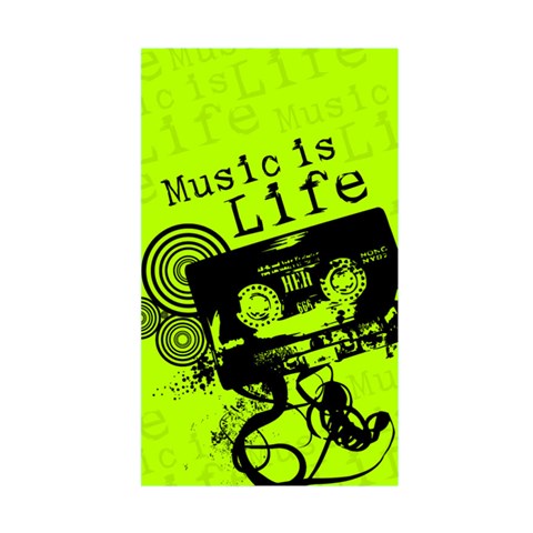 Music Is Life Duvet Cover Double Side (Single Size) from ArtsNow.com Front