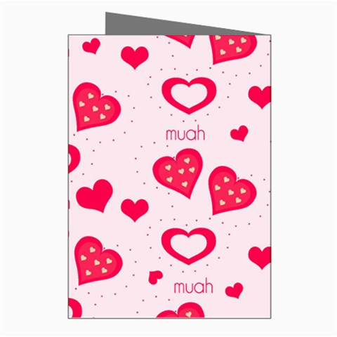 Muah Harts Greeting Cards (Pkg of 8) from ArtsNow.com Right