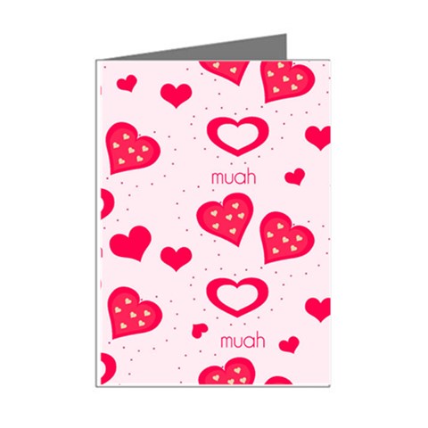 Muah Harts Mini Greeting Cards (Pkg of 8) from ArtsNow.com Right