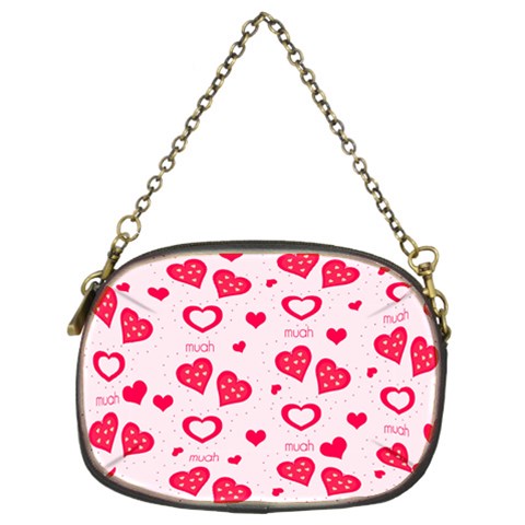 Muah Harts Chain Purse (Two Sides) from ArtsNow.com Back