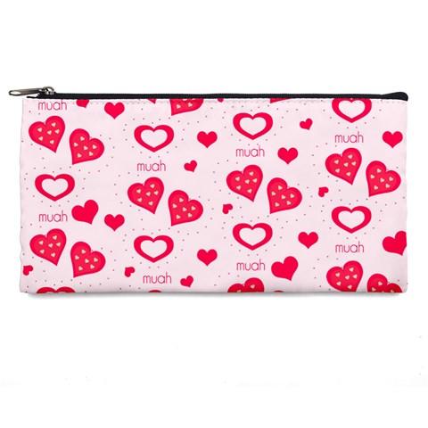 Muah Harts Pencil Case from ArtsNow.com Front