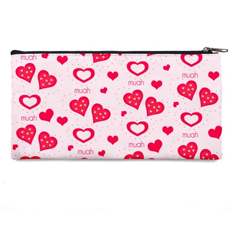 Muah Harts Pencil Case from ArtsNow.com Back