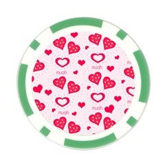 Muah Harts Poker Chip Card Guard (10 pack) from ArtsNow.com Back