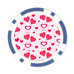 Muah Harts Poker Chip Card Guard (10 pack) from ArtsNow.com Back