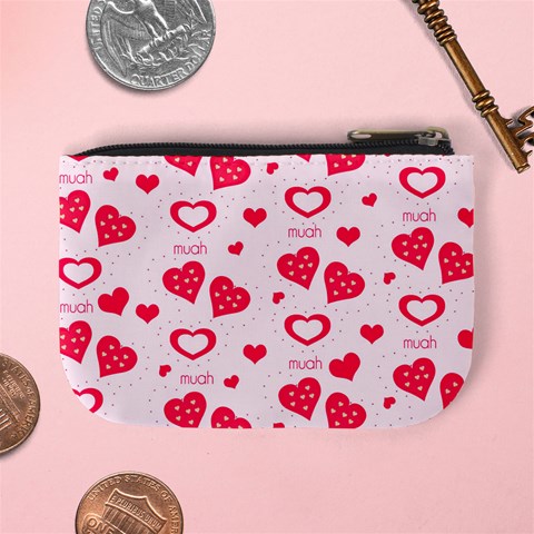 Muah Harts Mini Coin Purse from ArtsNow.com Back