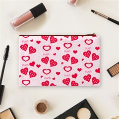 Muah Harts Cosmetic Bag (Medium) from ArtsNow.com Back