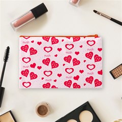 Muah Harts Cosmetic Bag (Medium) from ArtsNow.com Back