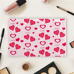 Muah Harts Cosmetic Bag (Large) from ArtsNow.com Front