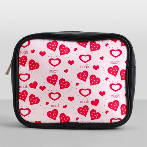 Muah Harts Mini Toiletries Bag (One Side) from ArtsNow.com Front