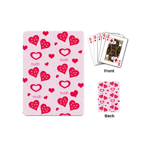 Muah Harts Playing Cards (Mini) from ArtsNow.com Back