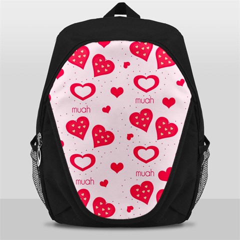 Muah Harts Backpack Bag from ArtsNow.com Front