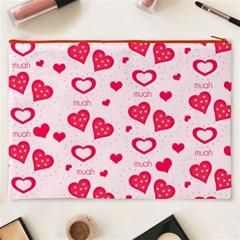 Muah Harts Cosmetic Bag (XXXL) from ArtsNow.com Back