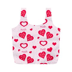 Muah Harts Full Print Recycle Bag (M) from ArtsNow.com Front