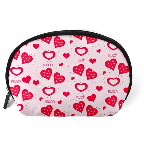 Muah Harts Accessory Pouch (Large) from ArtsNow.com Back