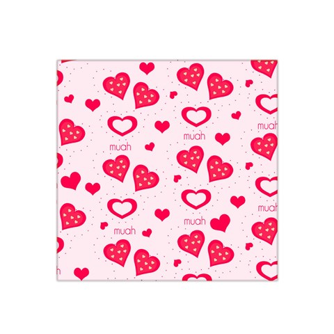 Muah Harts Satin Bandana Scarf from ArtsNow.com Front