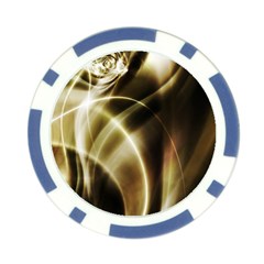 Metal Fluid Poker Chip Card Guard from ArtsNow.com Front