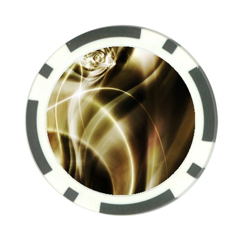 Metal Fluid Poker Chip Card Guard from ArtsNow.com Back