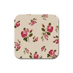 fl_cl_049a Rubber Square Coaster (4 pack)