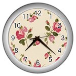 fl_cl_049a Wall Clock (Silver)