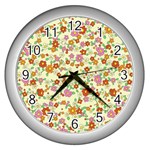 fl_cl_047a Wall Clock (Silver)