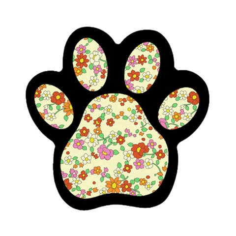 fl_cl_047a Magnet (Paw Print) from ArtsNow.com Front