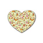 fl_cl_047a Rubber Heart Coaster (4 pack)