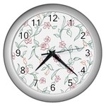 fl_cl_040a Wall Clock (Silver)