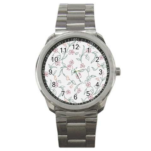 fl_cl_040a Sport Metal Watch from ArtsNow.com Front