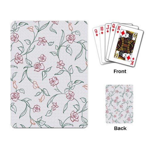 fl_cl_040a Playing Cards Single Design from ArtsNow.com Back