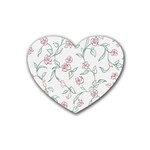 fl_cl_040a Rubber Heart Coaster (4 pack)