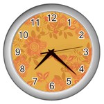 fl_cl_027a Wall Clock (Silver)