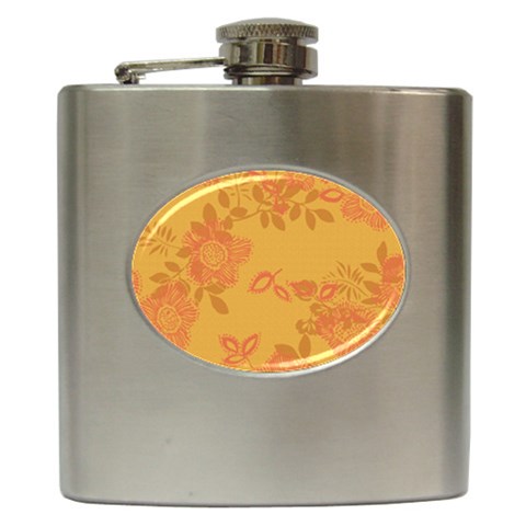 fl_cl_027a Hip Flask (6 oz) from ArtsNow.com Front