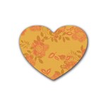 fl_cl_027a Rubber Heart Coaster (4 pack)