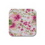 fl_cl_056a Rubber Square Coaster (4 pack)