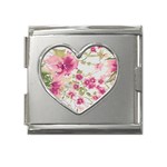 fl_cl_056a Mega Link Heart Italian Charm (18mm)