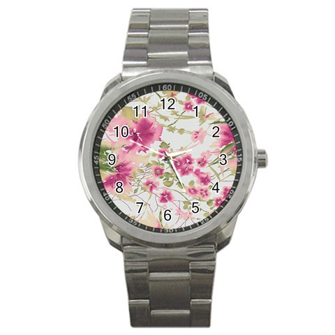 fl_cl_056a Sport Metal Watch from ArtsNow.com Front