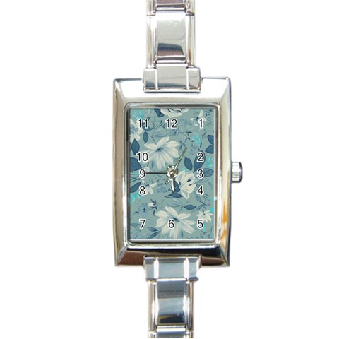 fl_cl_058a Rectangular Italian Charm Watch from ArtsNow.com Front