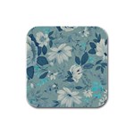 fl_cl_058a Rubber Square Coaster (4 pack)