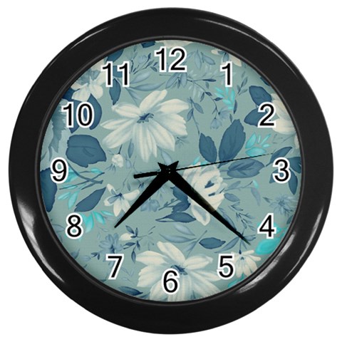 fl_cl_058a Wall Clock (Black) from ArtsNow.com Front