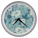 fl_cl_058a Wall Clock (Silver)