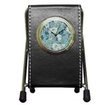 fl_cl_058a Pen Holder Desk Clock