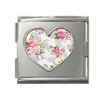 fl_cl_062a Mega Link Heart Italian Charm (18mm)