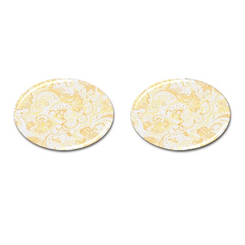 fl_cl_064a Cufflinks (Oval) from ArtsNow.com Front(Pair)