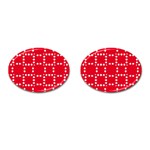 canadian maple leaves  Cufflinks (Oval)