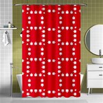 canadian maple leaves  Shower Curtain 48  x 72  (Small)