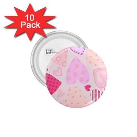 love05_bg3 1.75  Button (10 pack)  from ArtsNow.com Front