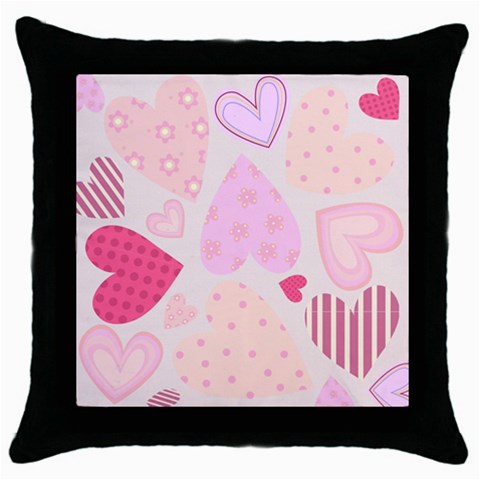 love05_bg3 Throw Pillow Case (Black) from ArtsNow.com Front