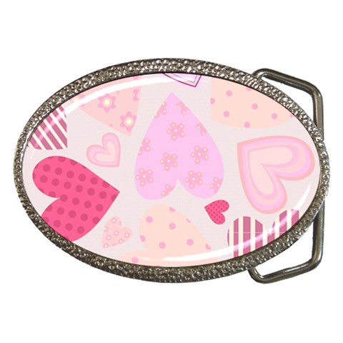 love05_bg3 Belt Buckle from ArtsNow.com Front